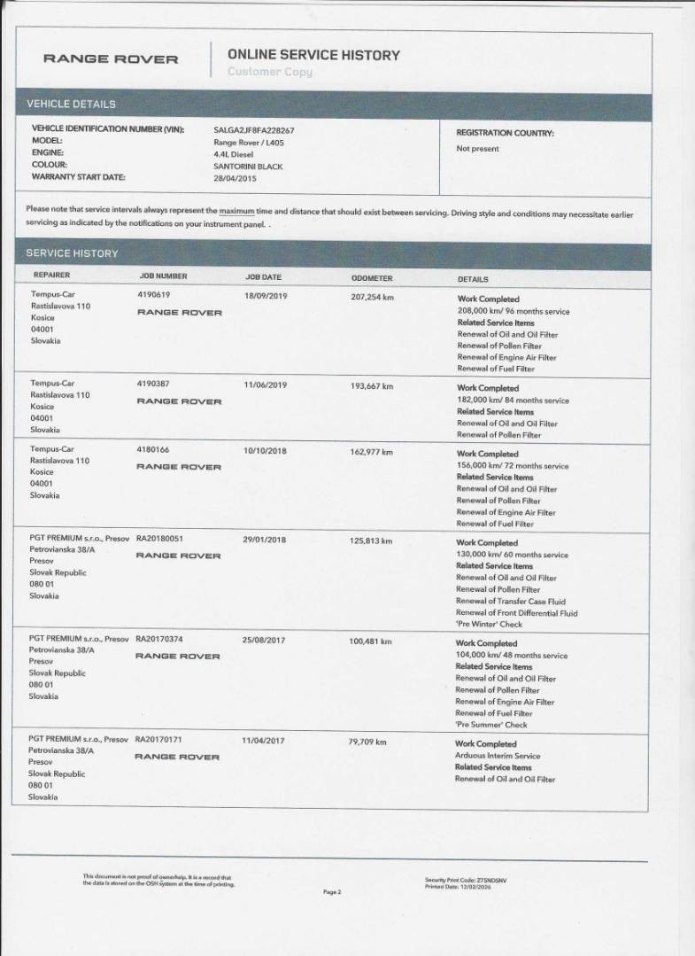 Land Rover Range Rover 4.4L SDV8 Vogue LWB – Obrázok 56