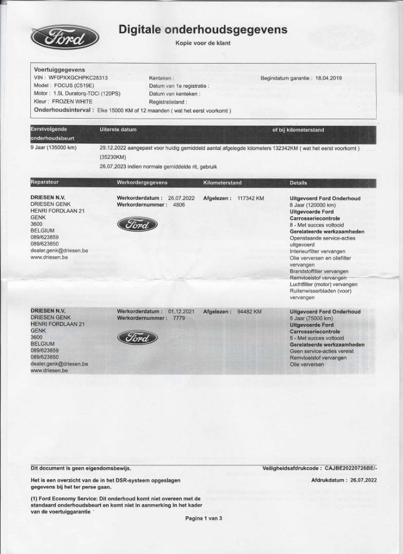 Ford Focus Kombi 1.5 TDCi Duratorq 120k Trend Plus – Obrázok 24
