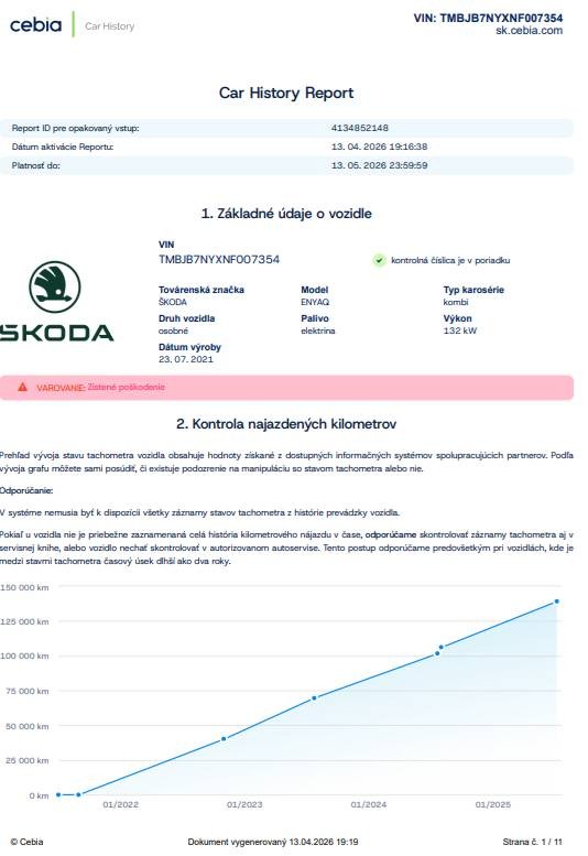 Škoda Enyaq iV 60 - Matrix -NEBÚRANÉ – Obrázok 20