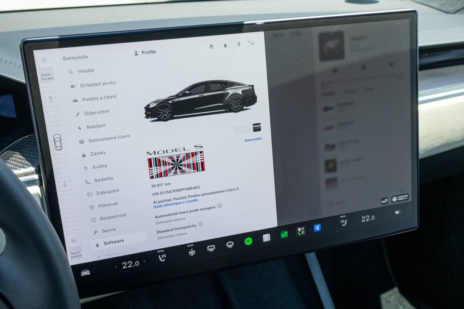 Tesla Model S PLAID -NEBÚRANÉ – Obrázok 29