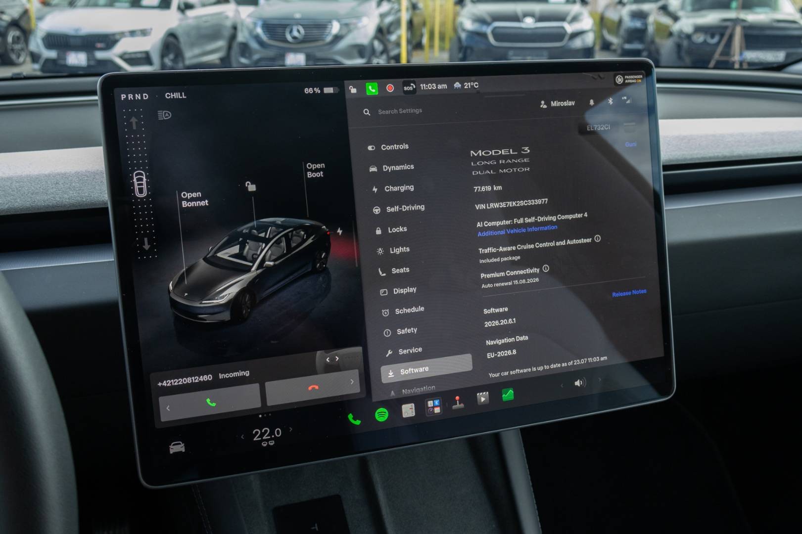 Tesla Model 3 LR DUAL MOTOR - PPF / NEBÚRANÉ – Obrázok 21