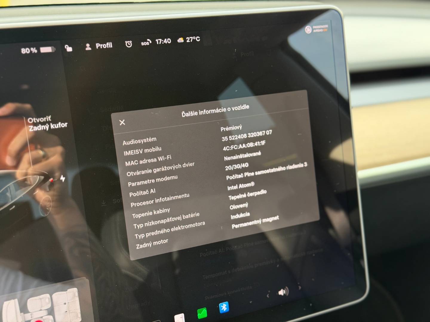 Tesla Model 3 Performance 82kWh AWD – Obrázok 12