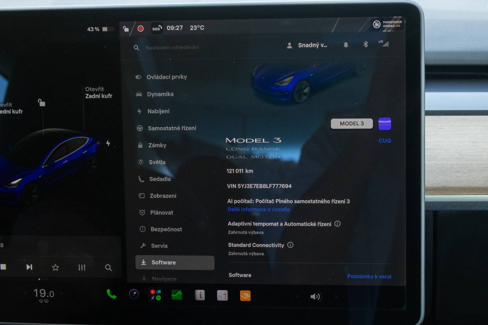 Tesla Model 3 LR AWD – Obrázok 20