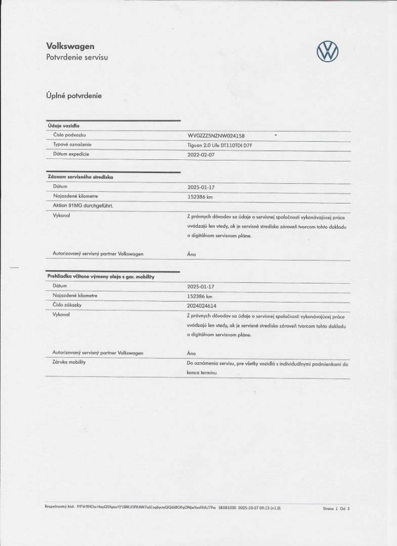 Volkswagen Tiguan 2.0 TDI EVO Life DSG – Obrázok 26