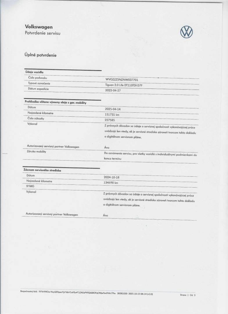Volkswagen Tiguan 2.0 TDI EVO Life DSG – Obrázok 31