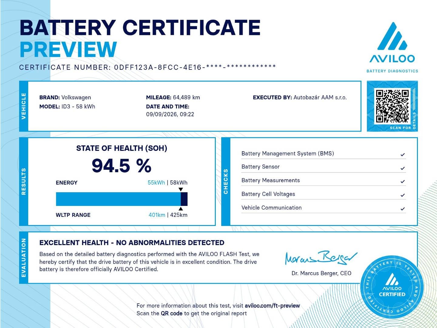 Volkswagen ID.3 58kWh -2021/64tis. KM-Tep. čerpadlo -NEBÚRANÉ – Obrázok 2
