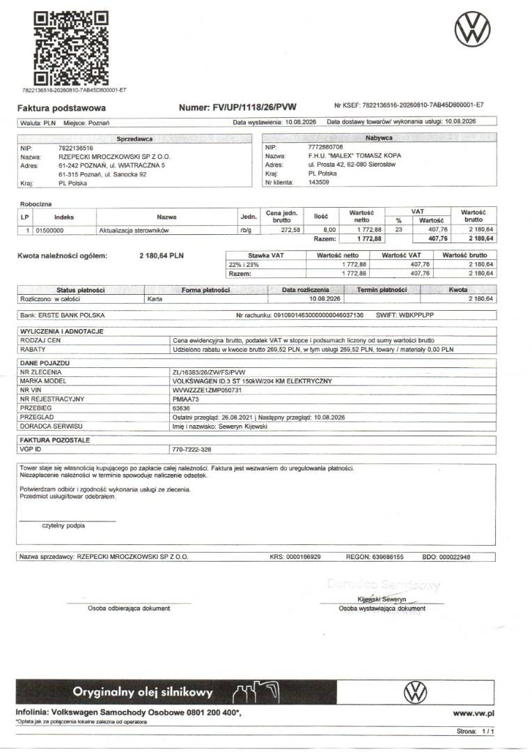 Volkswagen ID.3 58kWh -2021/64tis. KM-Tep. čerpadlo -NEBÚRANÉ – Obrázok 30