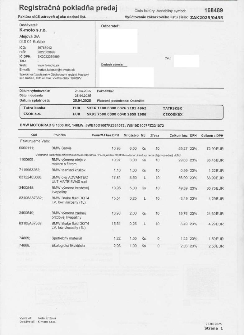 BMW S 1000 RR MAX VÝBAVA / PO SERVISE / TRIKOLORA – Obrázok 24